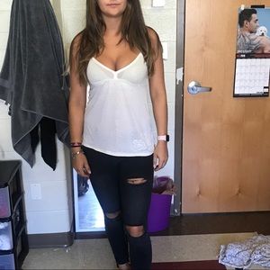 🔴Abercrombie and Fitch white shirt